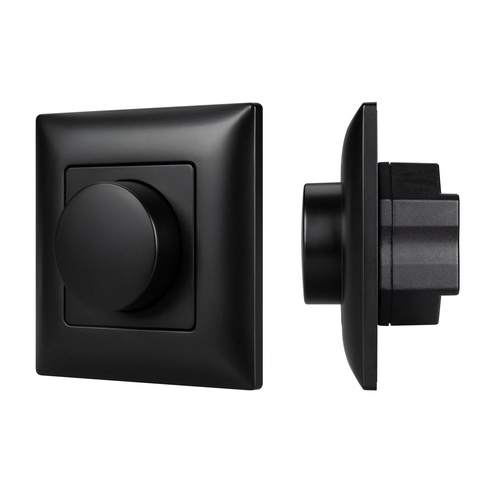 INTELLIGENT ARLIGHT Роторная панель SMART-TRIAC-601-32-DIM-IN Black (230V, 1.5A, 2.4G) (IARL, IP20 Пластик, 5 лет)