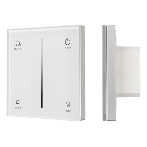 Панель SMART-P36-DIM-IN White (230V, 1.2A, TRIAC, Sens, 2.4G) (Arlight, IP20 Пластик, 5 лет)