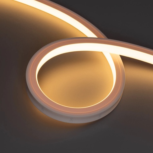 Лента герметичная NOVA-TOP-PU-A120-16x15mm 24V Warm2700 (10 W/m, IP68, 1m, wire x1) (Arlight, Полиуретан)