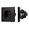 Механизм электрической розетки SCT-TENDO-MEU1-PL-BK (230V, 16A) (Arlight, -)
