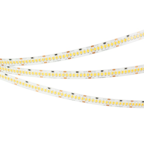 Лента светодиодная RT-A252-10mm 24V Warm2700 (11 W/m, IP20, 2835, 5m) (Arlight, Открытый)