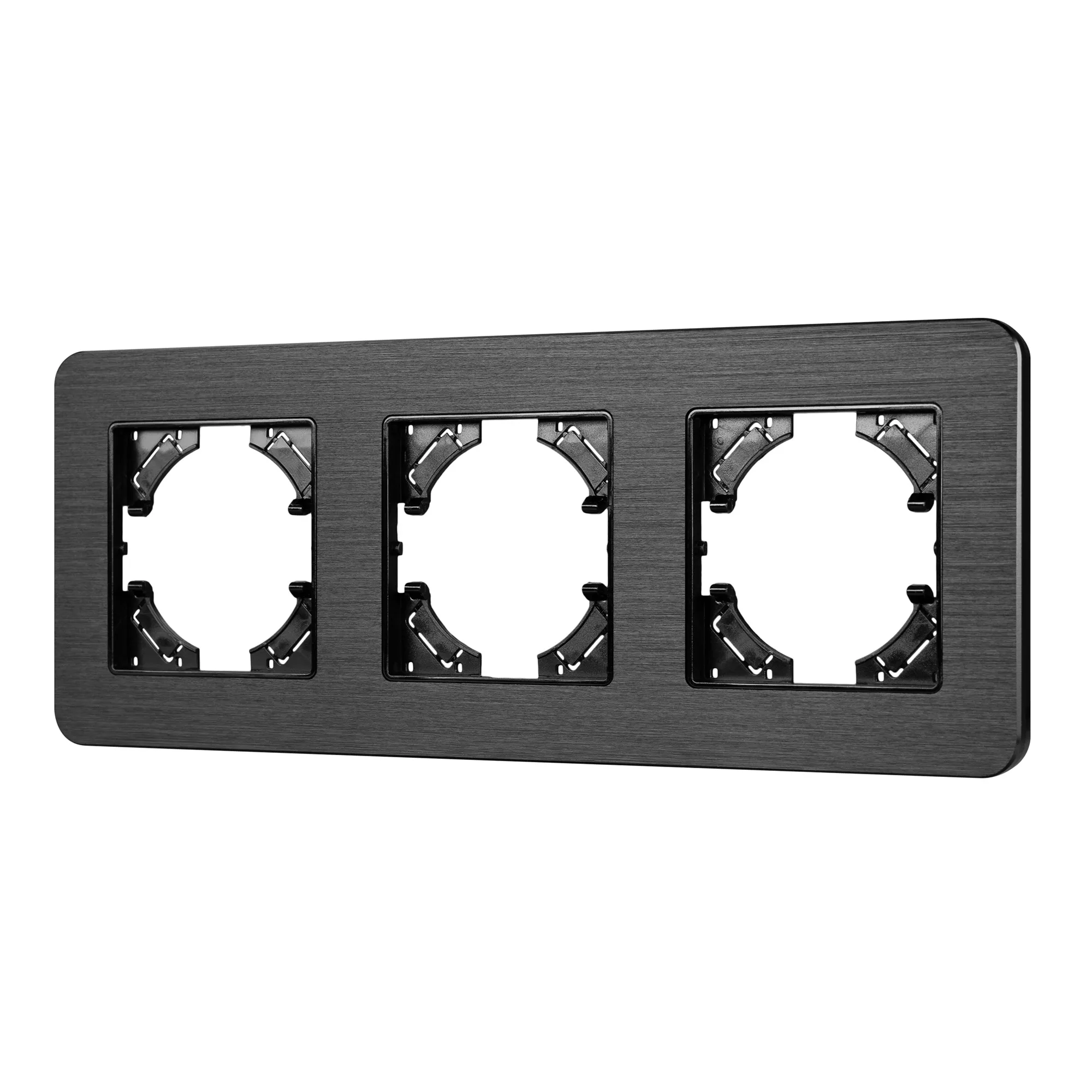 Рамка алюминиевая FRM-AKIRY-AL-3-BK (Arlight, -)