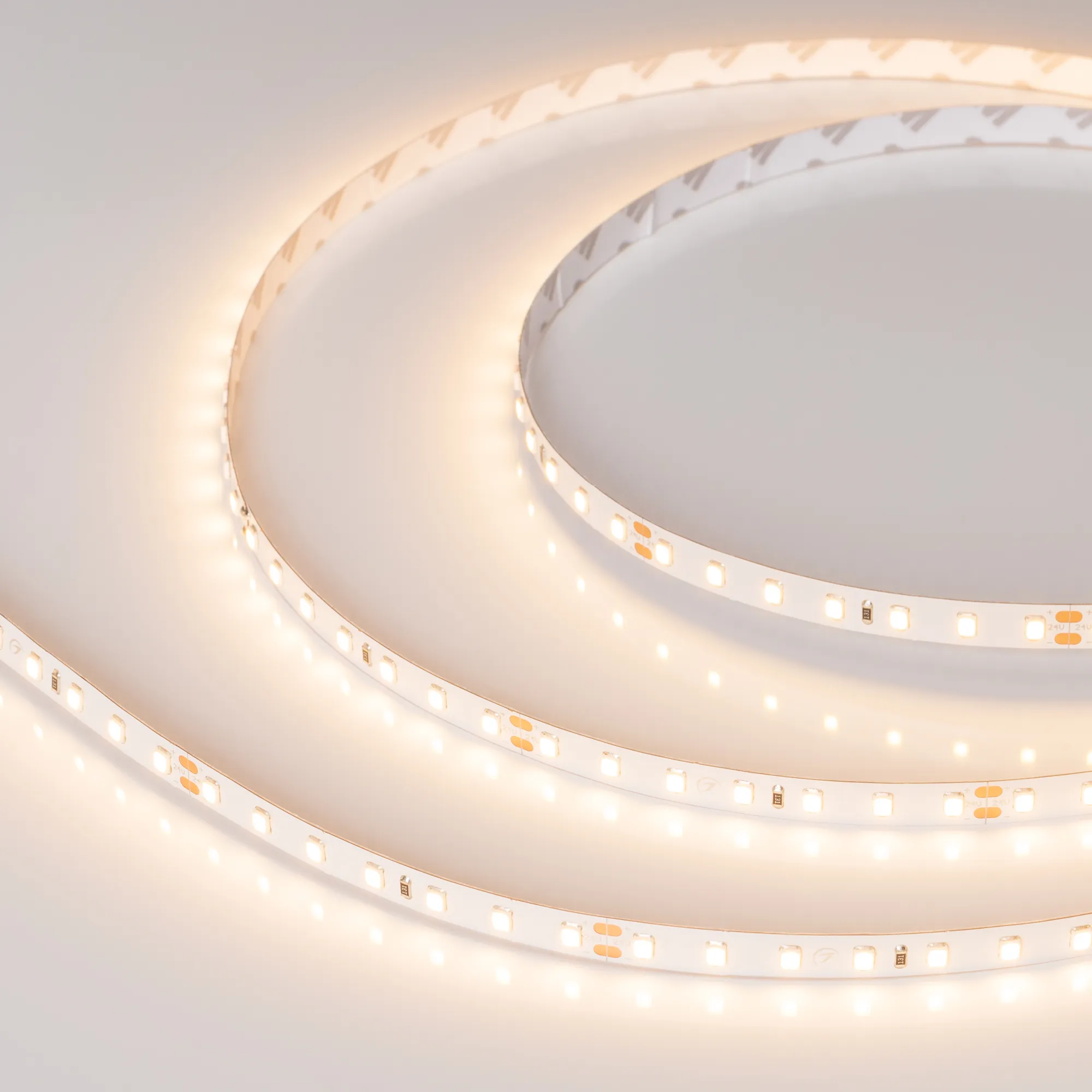 Лента светодиодная RT-A98-8mm 24V Warm3000 (10 W/m, IP20, 2835, 5m) (Arlight, Открытый) - изображение товара
