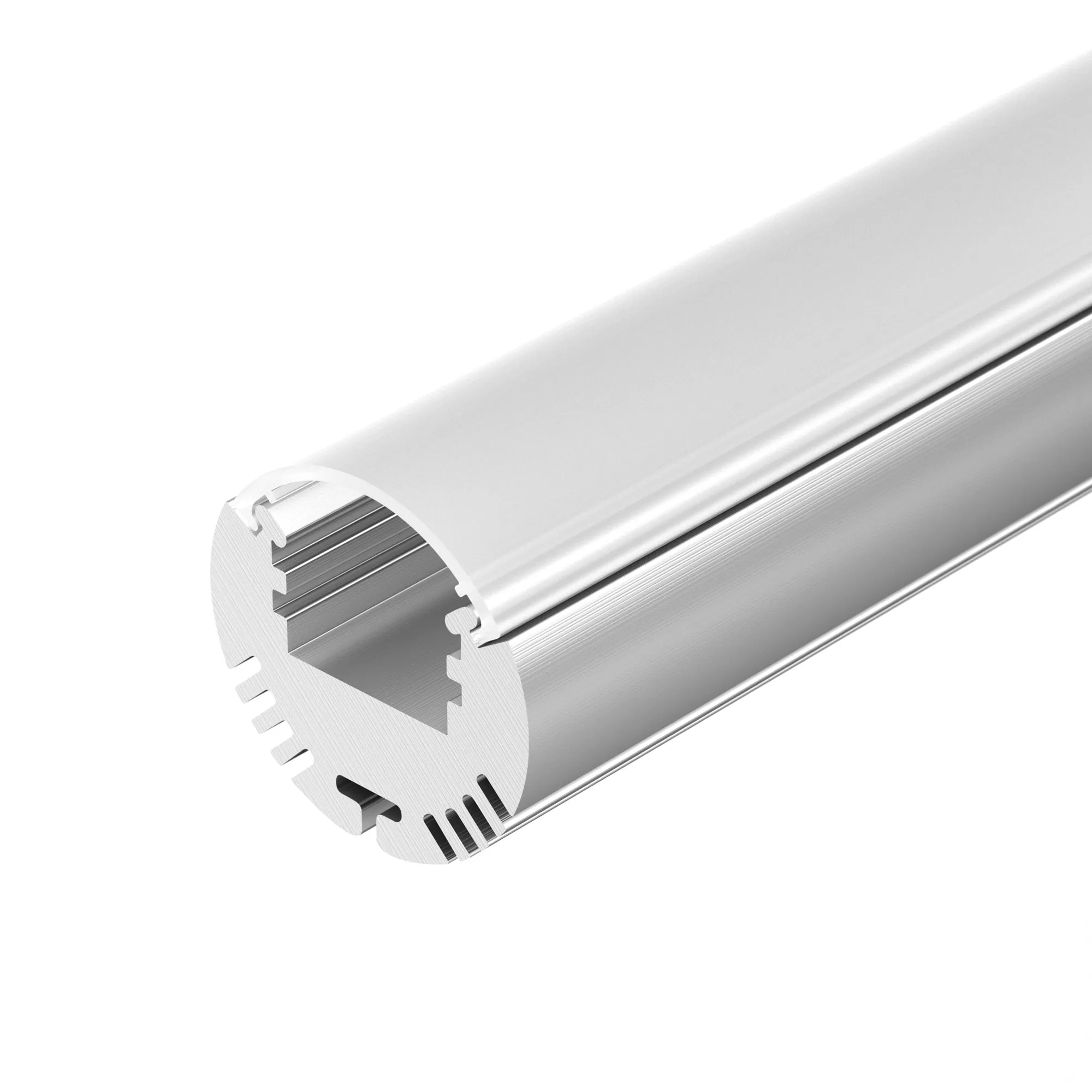 Профиль с экраном ALU-ROUND-2000 ANOD+FROST (Arlight, Алюминий) - изображение товара