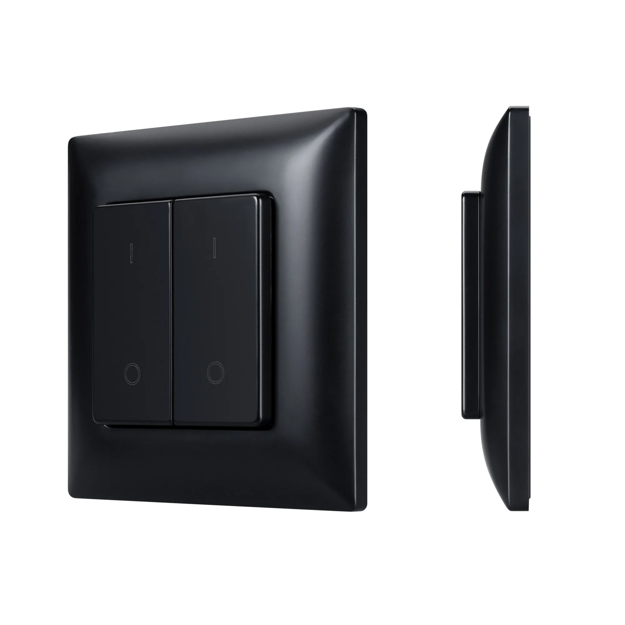 INTELLIGENT ARLIGHT Кнопочная панель SMART-RF-801-22-2G-DIM-SUF Black (3V, 2.4G) (IARL, IP20 Пластик, 5 лет) - изображение товара