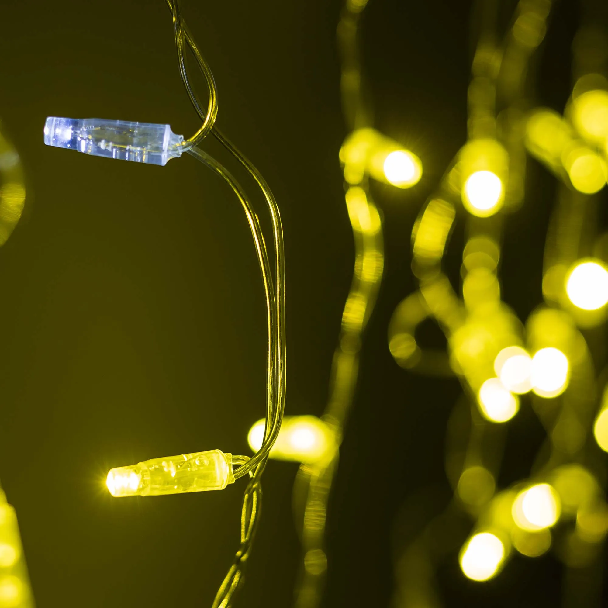 Светодиодная гирлянда ARD-EDGE-CLASSIC-2400x600-CLEAR-88LED-FLASH Gold (230V, 6W) (Ardecoled, IP65) - изображение товара