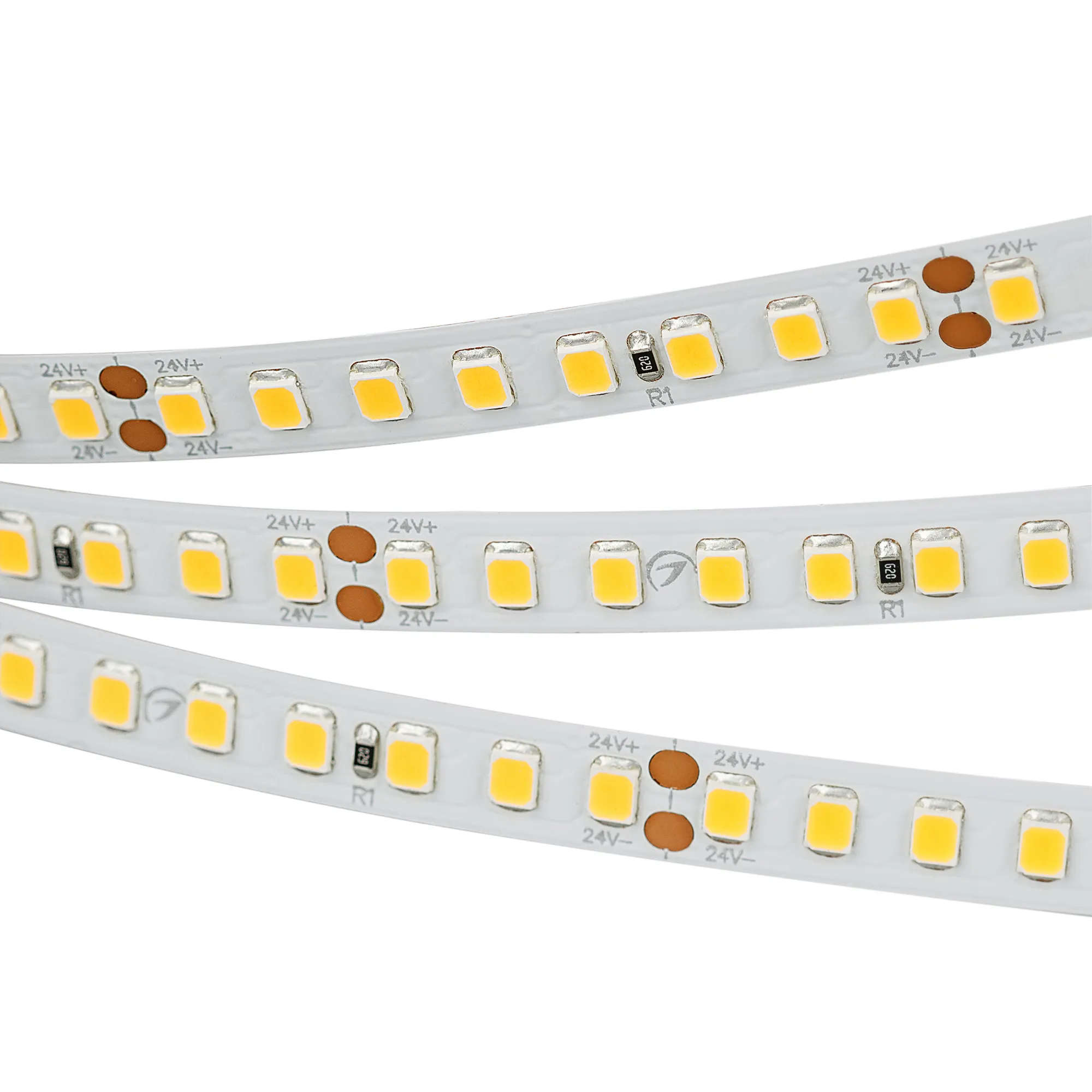 Лента светодиодная RT 2-5000 24V White5500 2x (2835, 160 LED/m, LUX) (Arlight, 12 Вт/м, IP20) - изображение товара