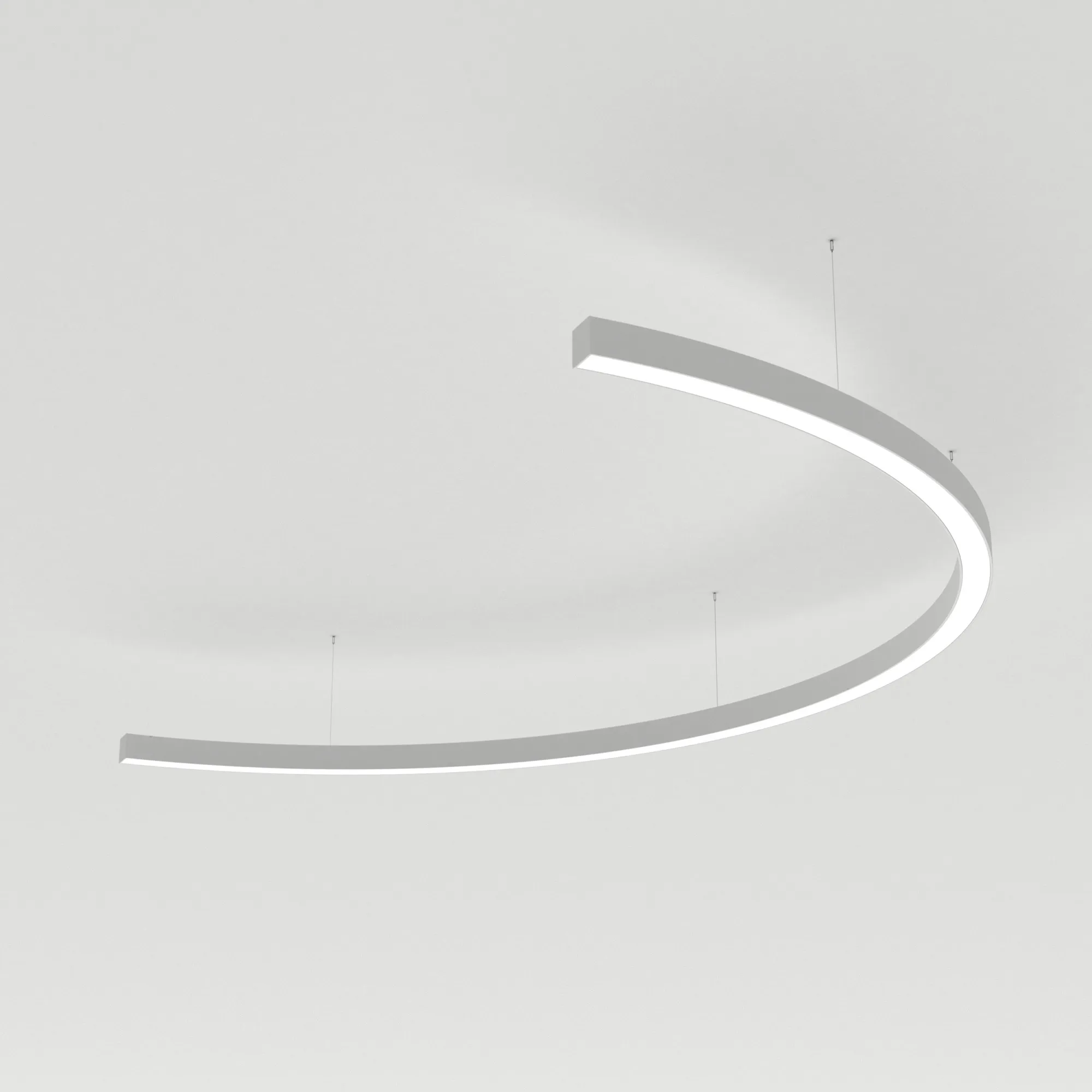 Светильник SP-LINE-HANG-ARC-C3535-D1500-53W Warm3000 (WHITE, 230V) (Arlight, Металл) - изображение товара