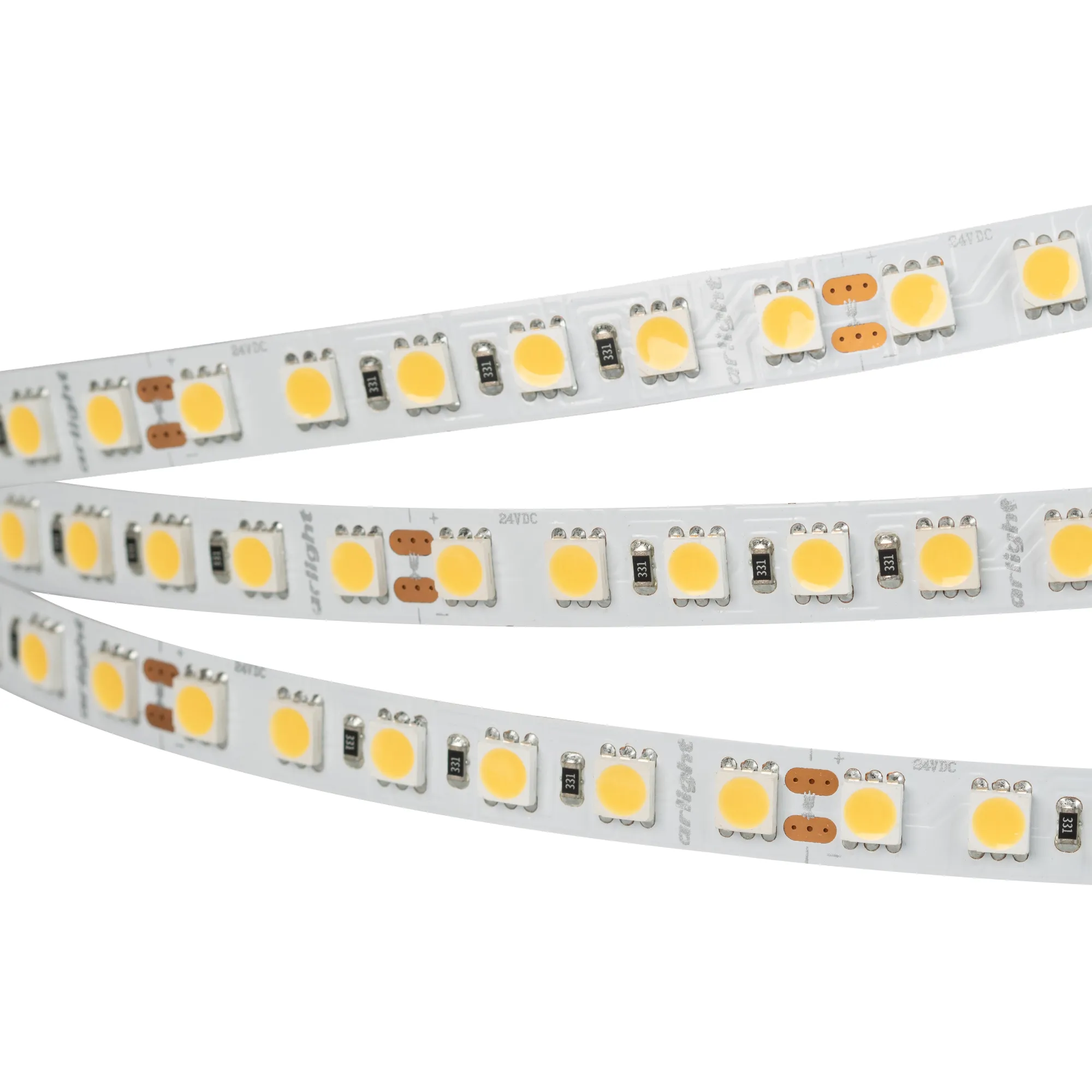 Лента светодиодная RT 6-5050-96 24V Day4000 3x (480 LED) (Arlight, 23 Вт/м, IP20)