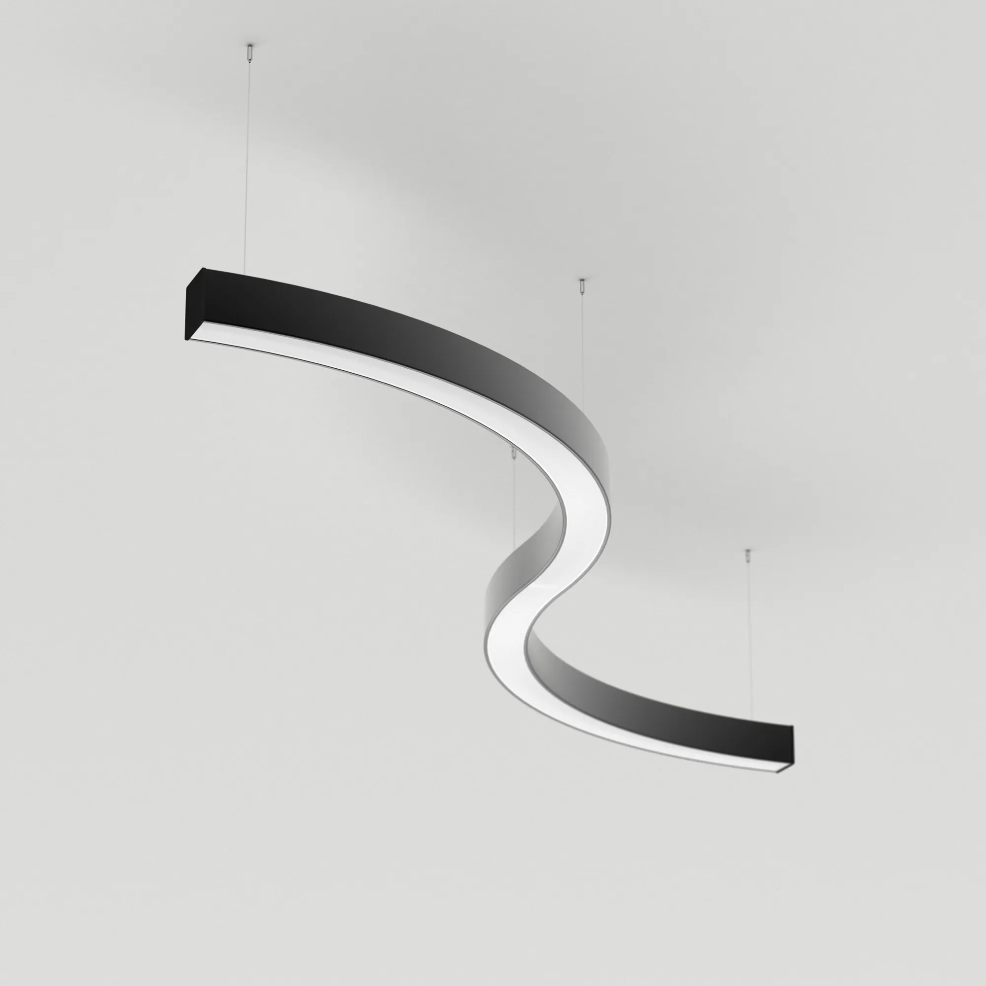 Светильник SP-LINE-HANG ARC-S3535-D800-65W Day4000 (BLACK, 230V) (Arlight, Металл) - изображение товара