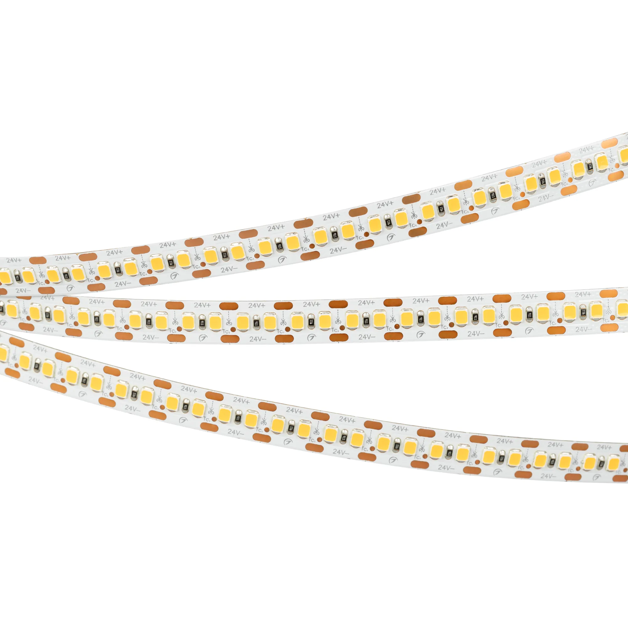 Лента светодиодная RT 2-5000 24V Cx2 Warm2400 10mm (2835, 168 LED/m, LUX) (Arlight, 17 Вт/м, IP20) - изображение товара