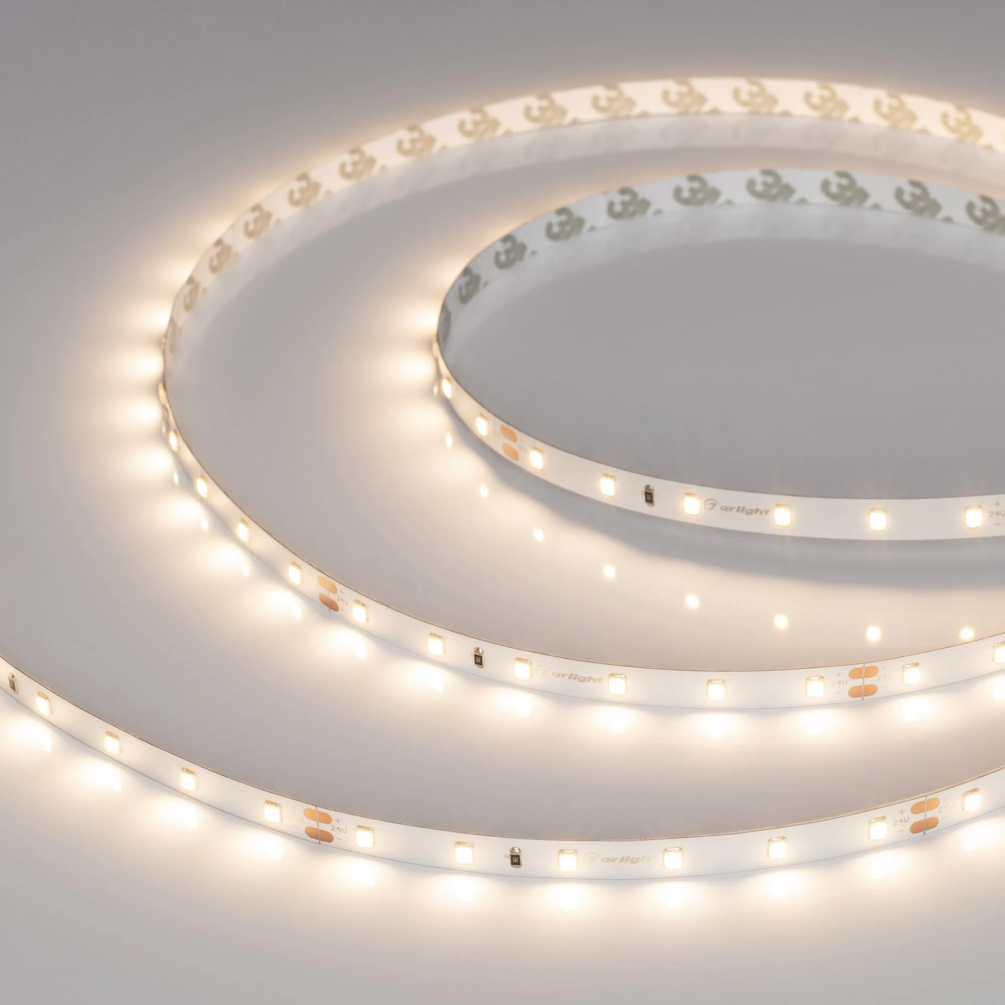 Лента светодиодная UL-A60-8mm 24V Warm3000 (7.2 W/m, IP20, 5m) (Arlight, 7 лет) - изображение товара