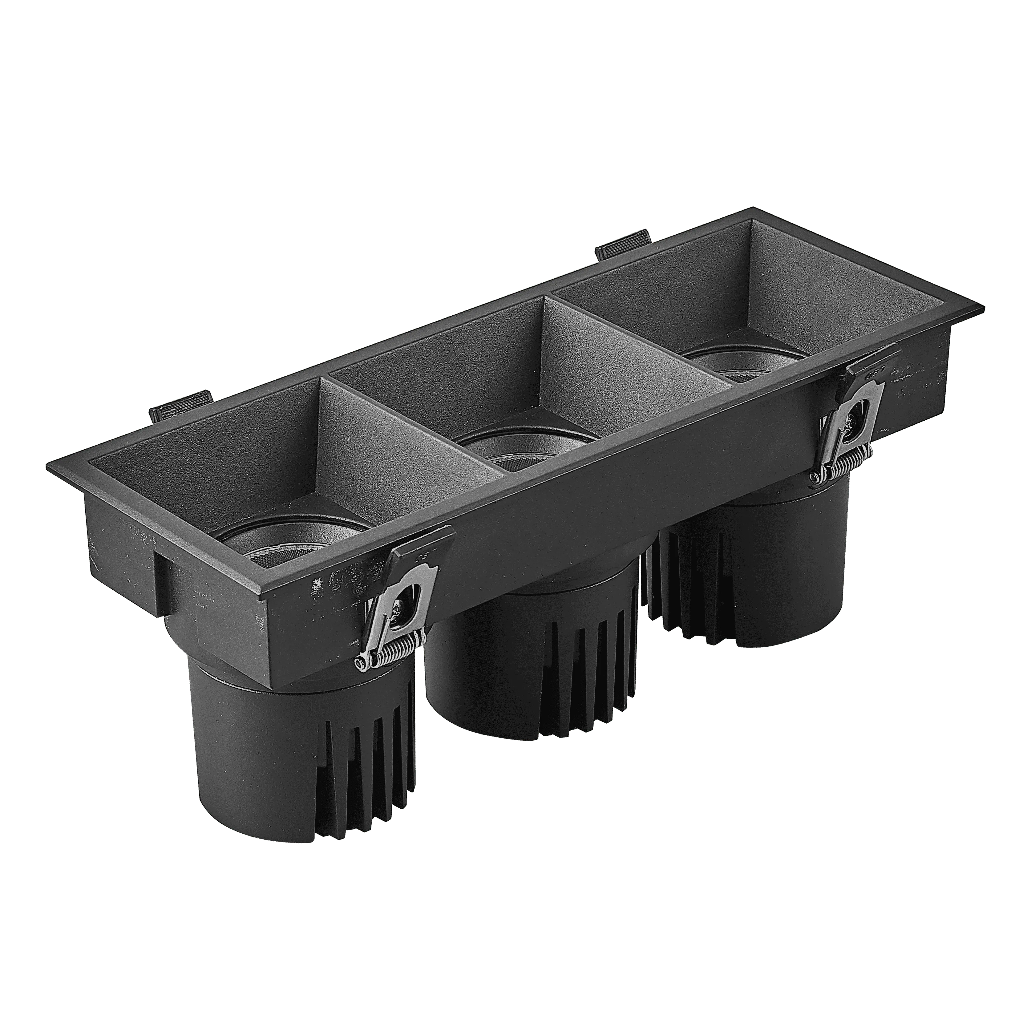 Светильник MS-FLOW-BUILT-S230x85-3x6W Warm3000 (BK, 38 deg, 230V) (Arlight, IP20 Металл, 5 лет)