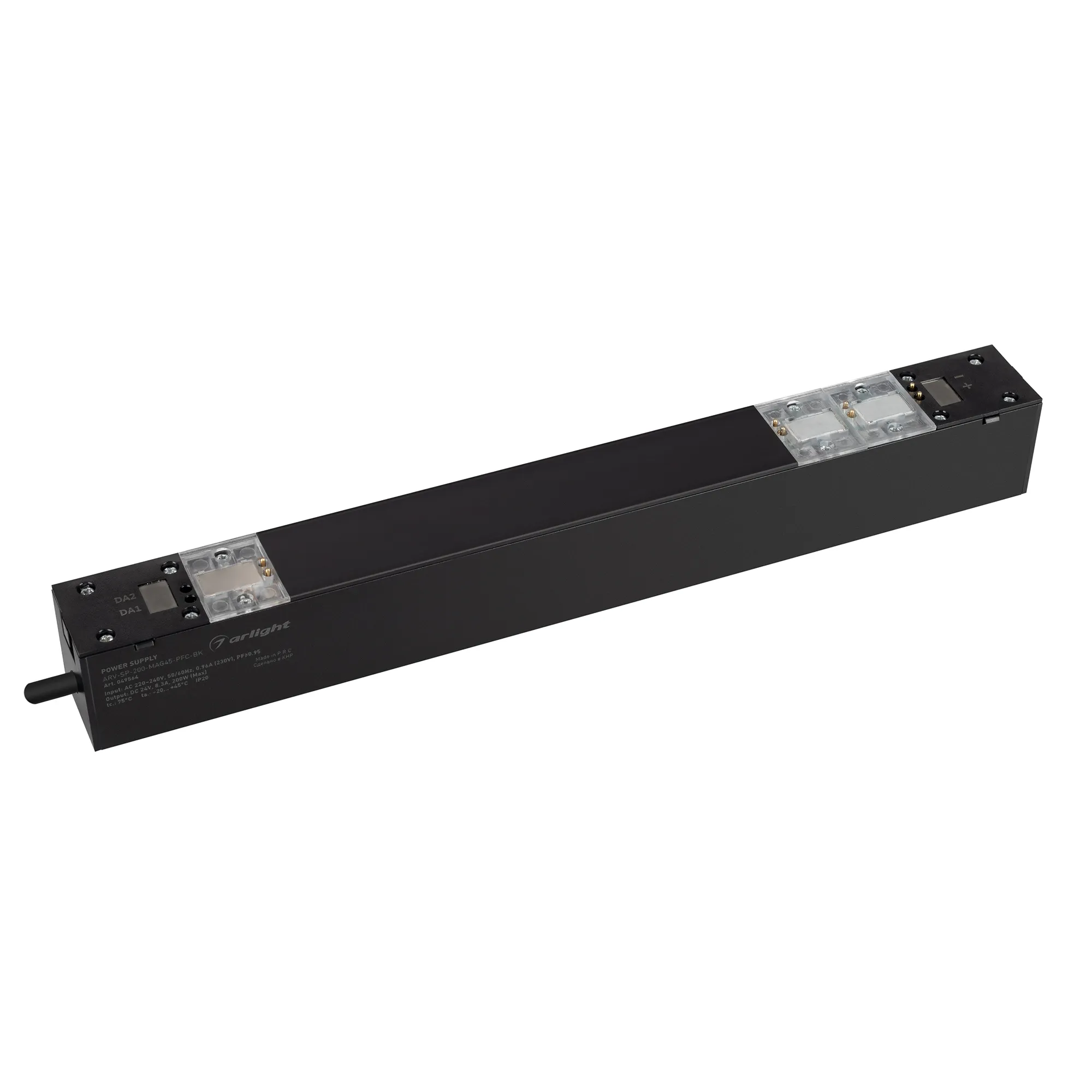 Блок питания ARV-SP-200-MAG45-PFC-BK (24V, 8.3A, 200W) (Arlight, IP20 Пластик, 5 лет)
