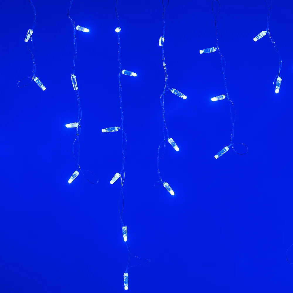Светодиодная гирлянда ARD-EDGE-CLASSIC-2400x600-CLEAR-88LED-FLASH BLUE (230V, 6W) (Ardecoled, IP65) - изображение товара