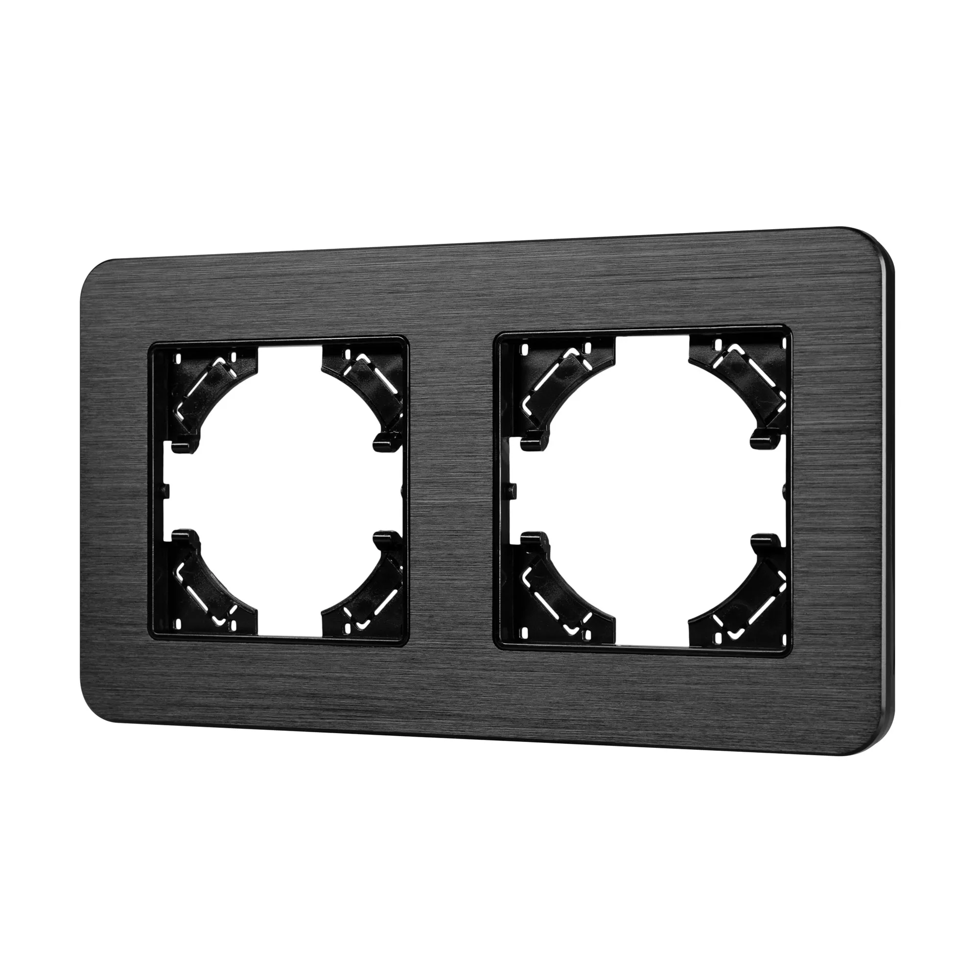 Рамка алюминиевая FRM-AKIRY-AL-2-BK (Arlight, -) - изображение товара